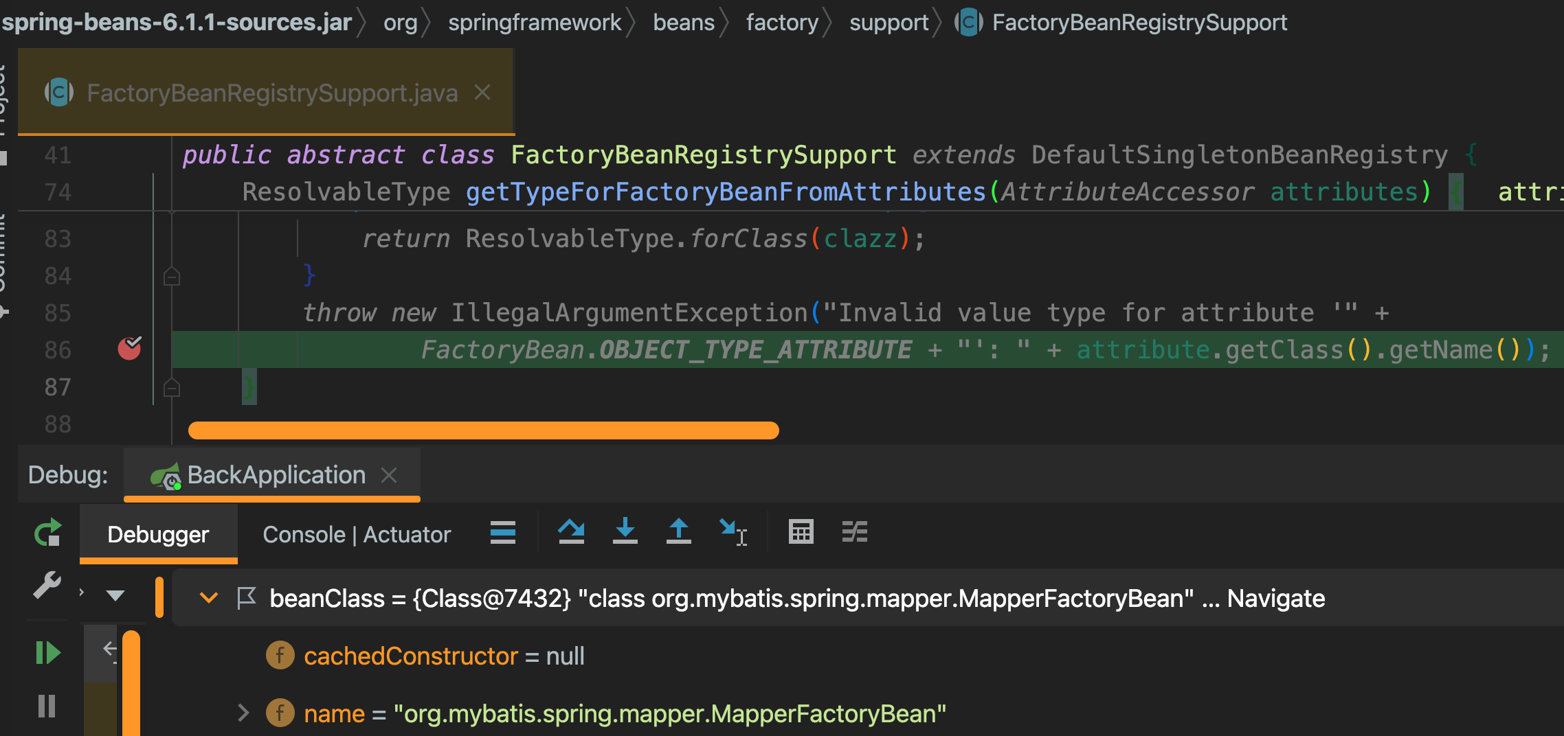 SpringBoot升级到3.2.0报错Invalid value type for attribute ‘factoryBeanObjectType‘: java.lang.String,第2张